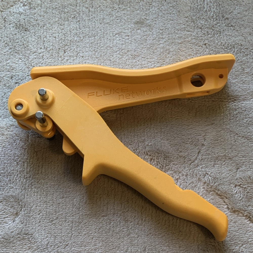 Handle by Fluke Networks, JackRapid Punch Down Tool, yellow