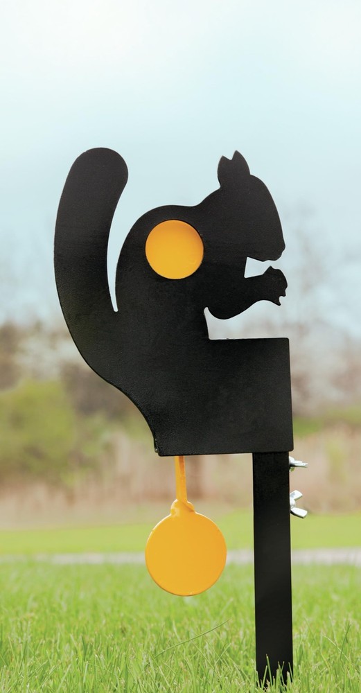 Crosman CSRT Metal Squirrel Reset Target - Single, Black