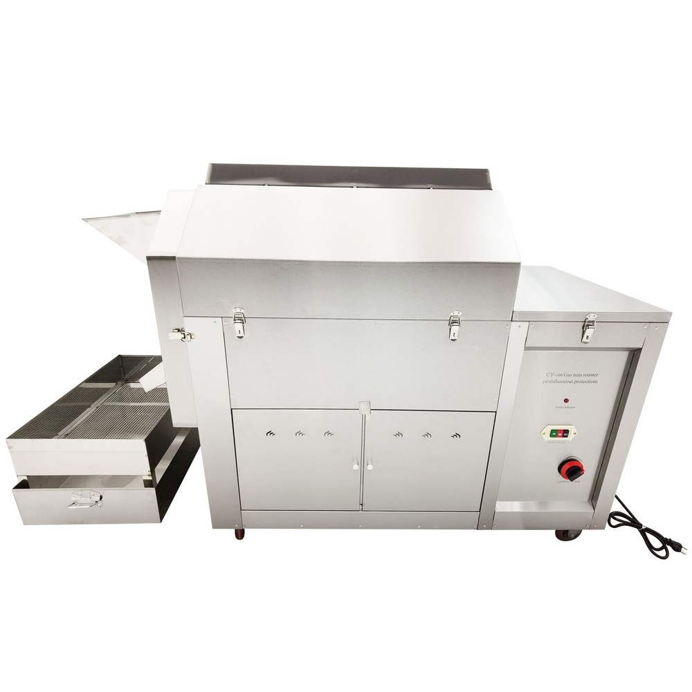 220V Automatic Coffee Bean Nut Roasting Machine Drum Roaster Machine