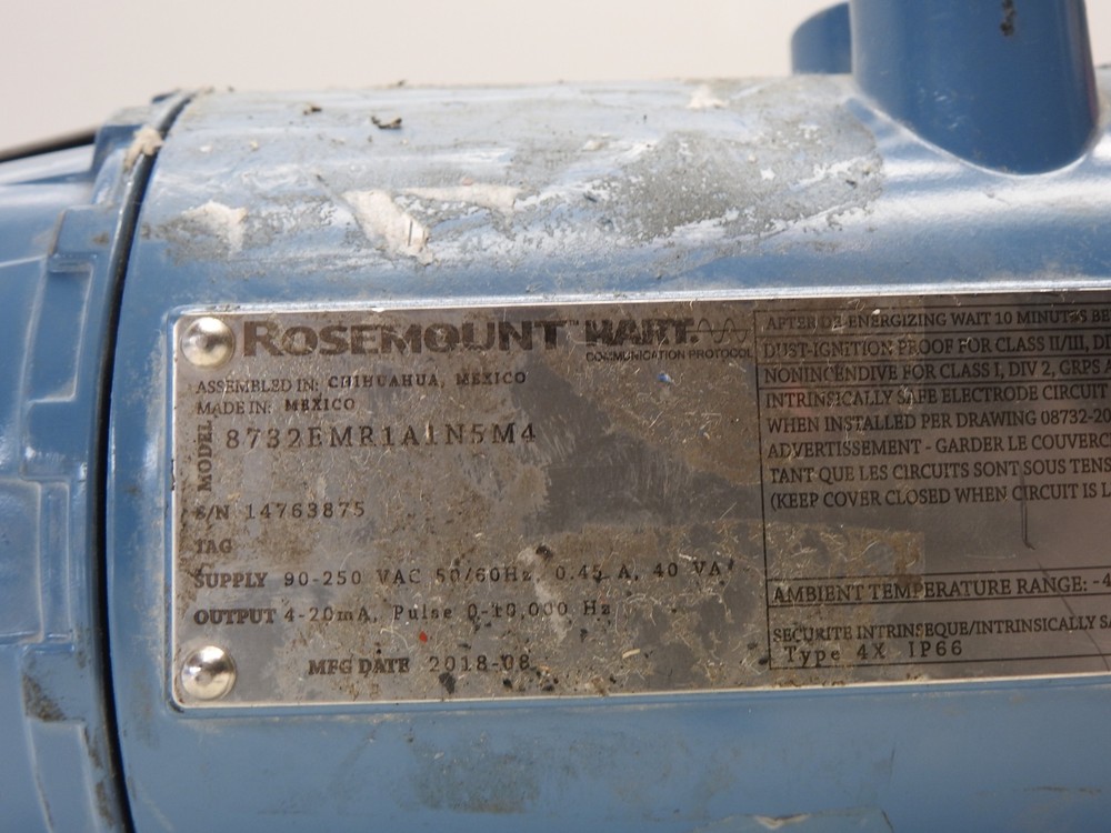 Rosemount 8732EMR1A1N5M4 Flow Transmitter - AS IS UNTESTED