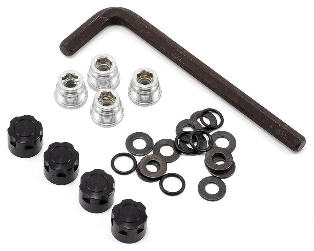 Gmade 1.9 RH03 Wheel Hub Set (Black) (4)