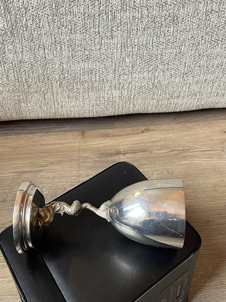 Vintage Pringle & Sons Art Deco Silver Plated Goblet