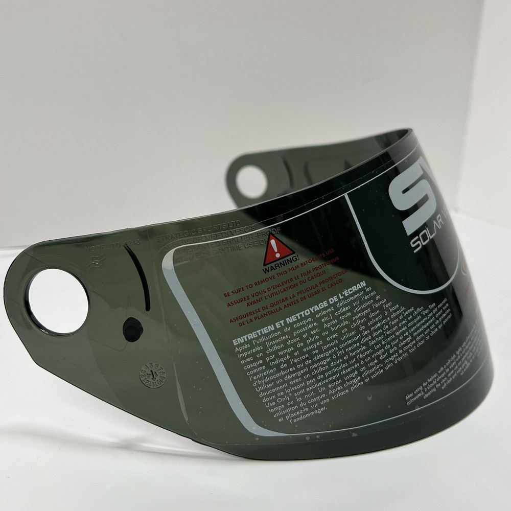 ZOX HELMET REPLACEMENT SHIELD DARK SMOKE 88-96148