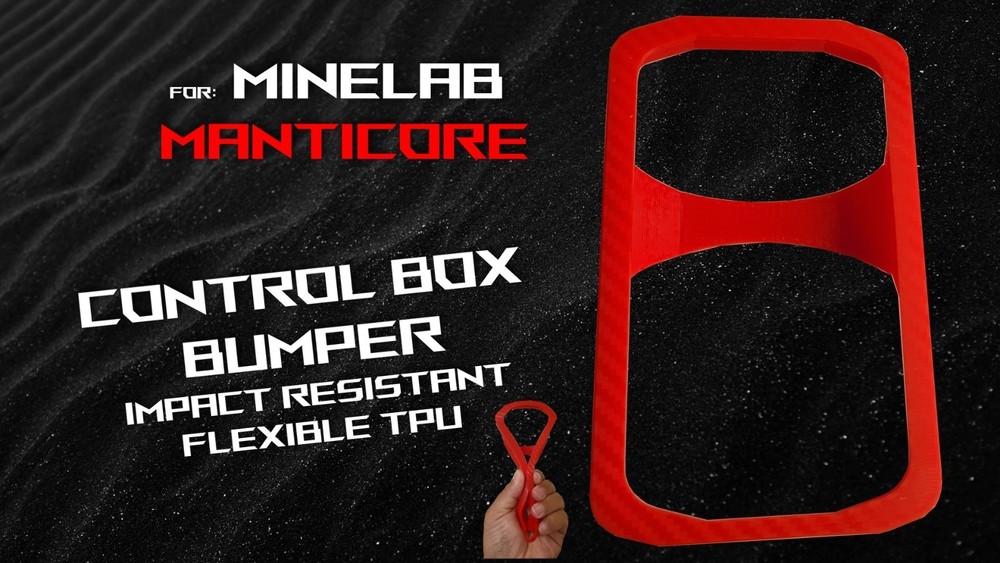 Minelab Manticore Compatible Control Box Bumper Protector  - CF RED