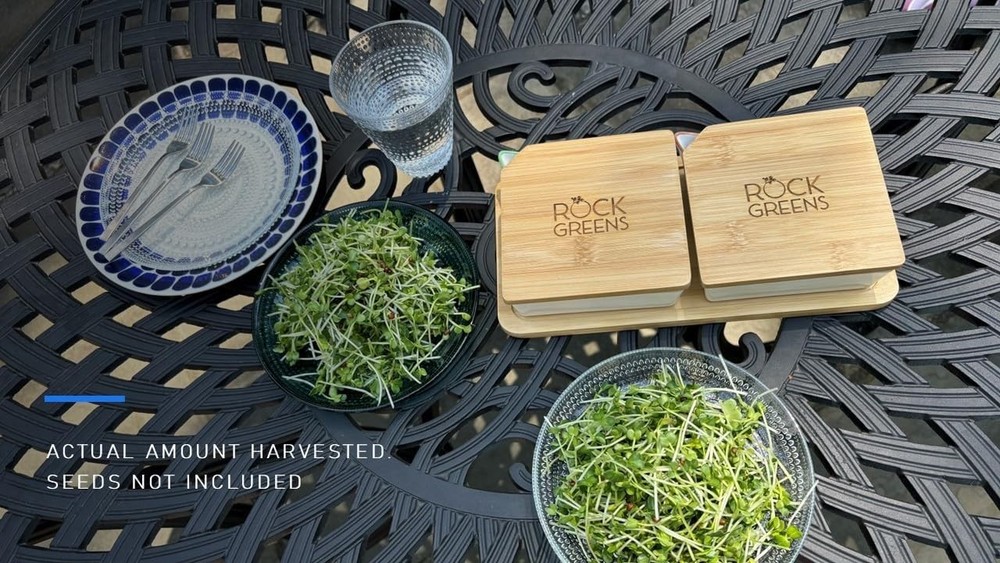 Microgreens Growing Kit. Easy-To-Use, Self-Watering. Includes Two Specially D...