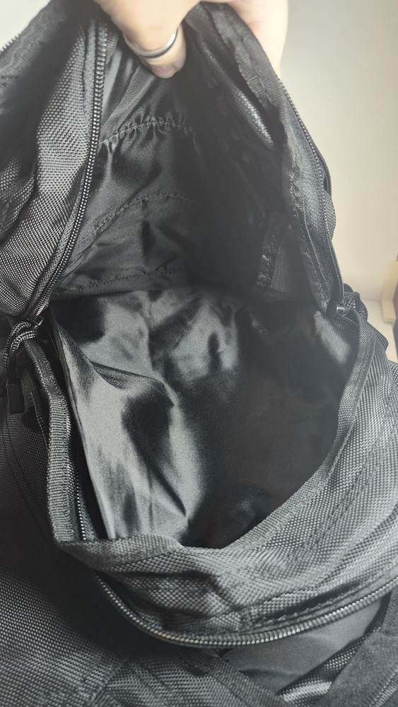 Diesel Backpack Daypack ~ Black Canvas Material ~ Three Main Compartments NWOT