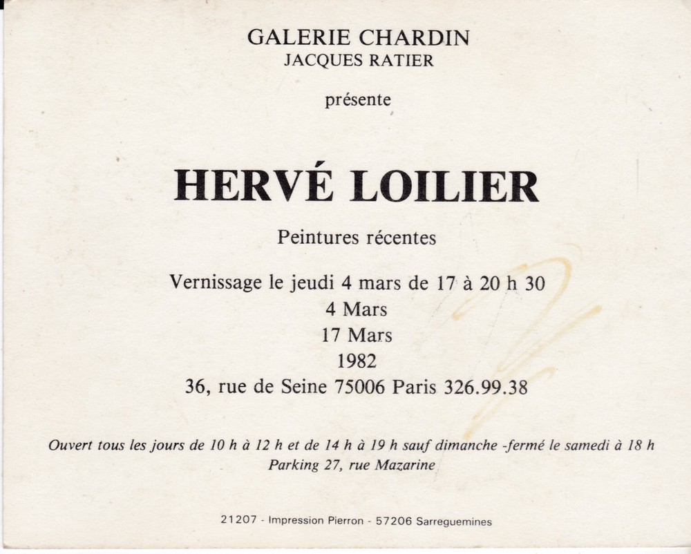 CHARDIN GALLERY ADVERTISEMENTS
