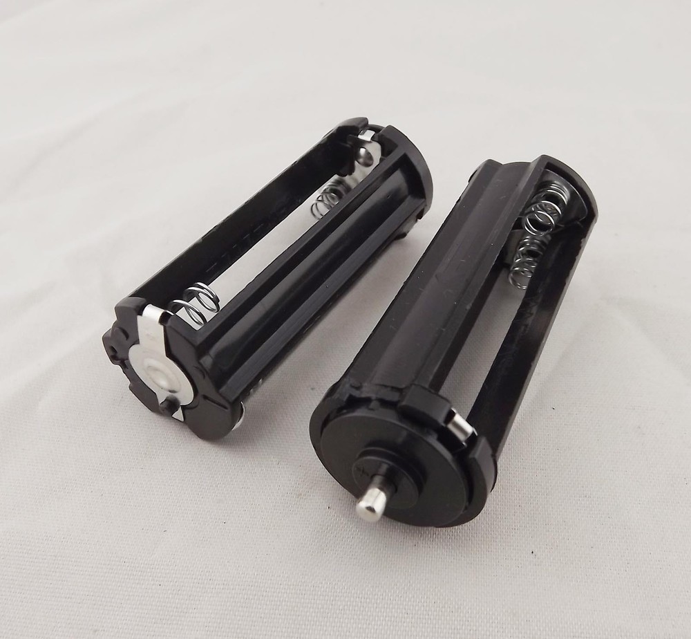 100pcs Black Battery Holder Case Box 3x AAA LR03 UM-4 For Flashlight Replacement