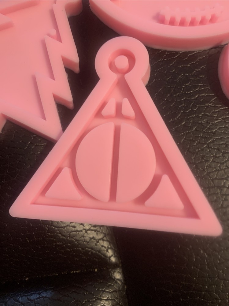 4 PC. Pink Resin Casting Molds NEW