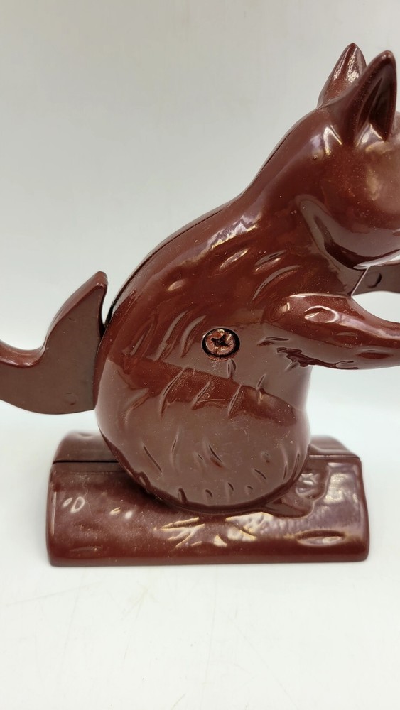 Two's Company Squirrel Get Crackin' Metal Nutcracker Vintage