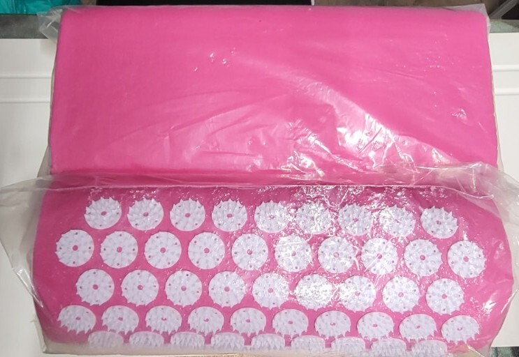 Pro Source Pink Acupressure Mat & Pillow NEW
