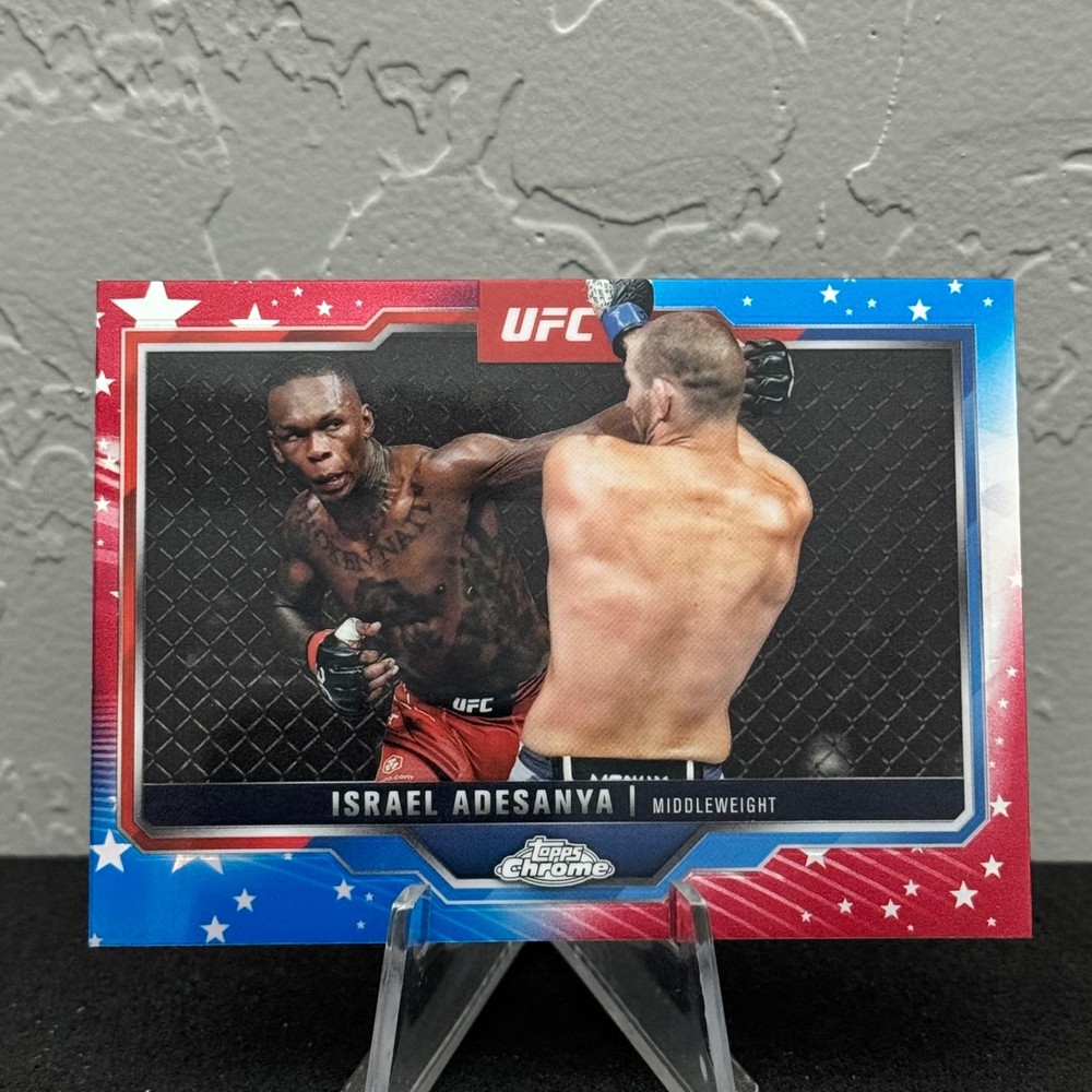 2025 Topps Chrome UFC Red & Blue Refractor 1 - 200 - COMPLETE YOUR SET