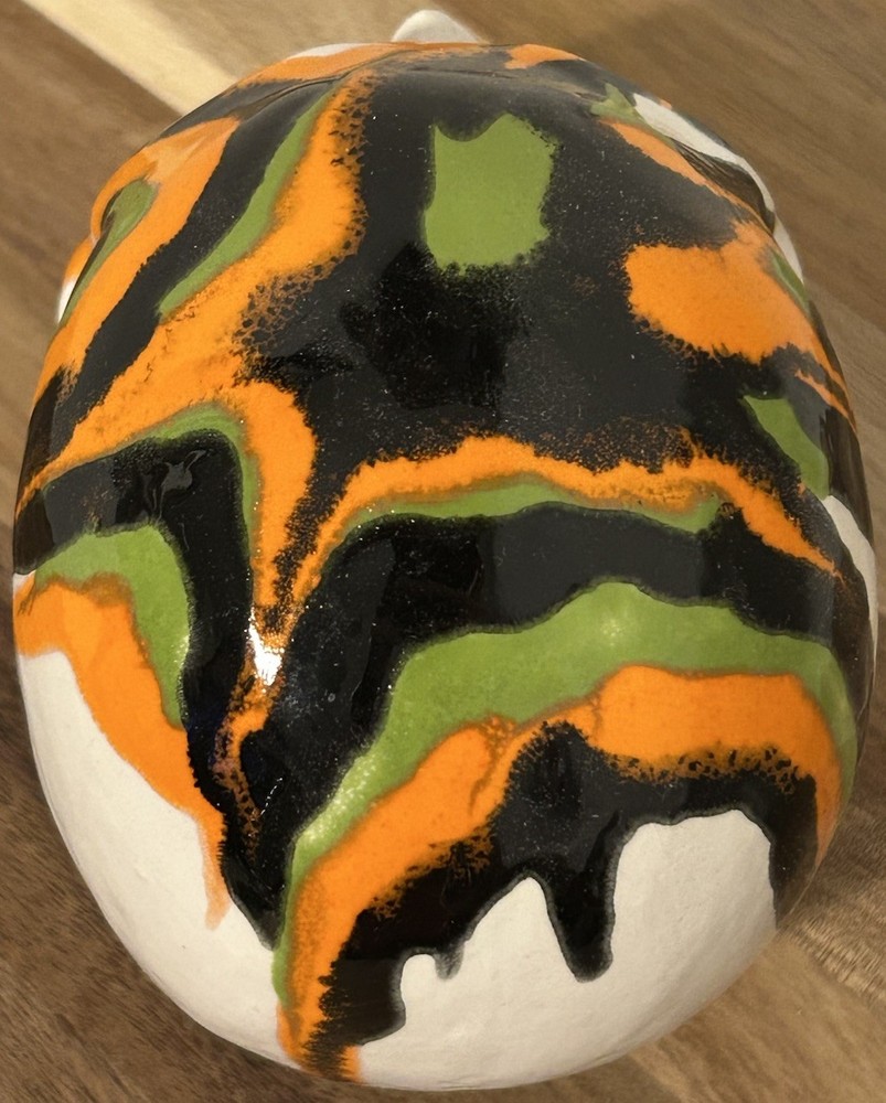 Drip Glazed Ceramic Skull (5.5” x 4.5” x 3.5”) 8 oz #2