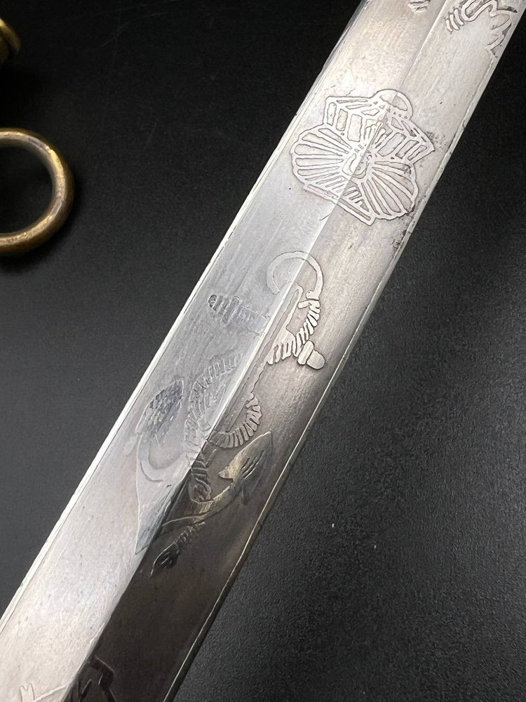 Ottoman Navy Dagger with Belt and Hangers