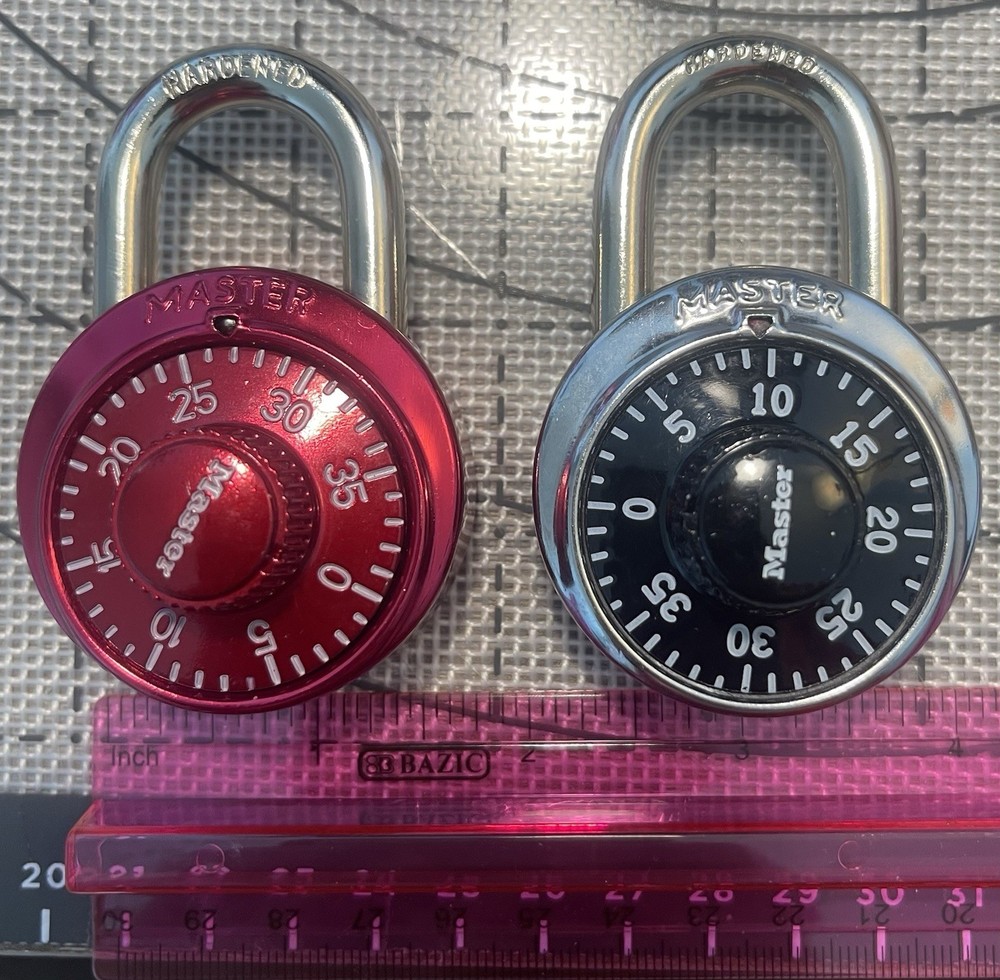 Master Lock Set of 2 Combination Locks