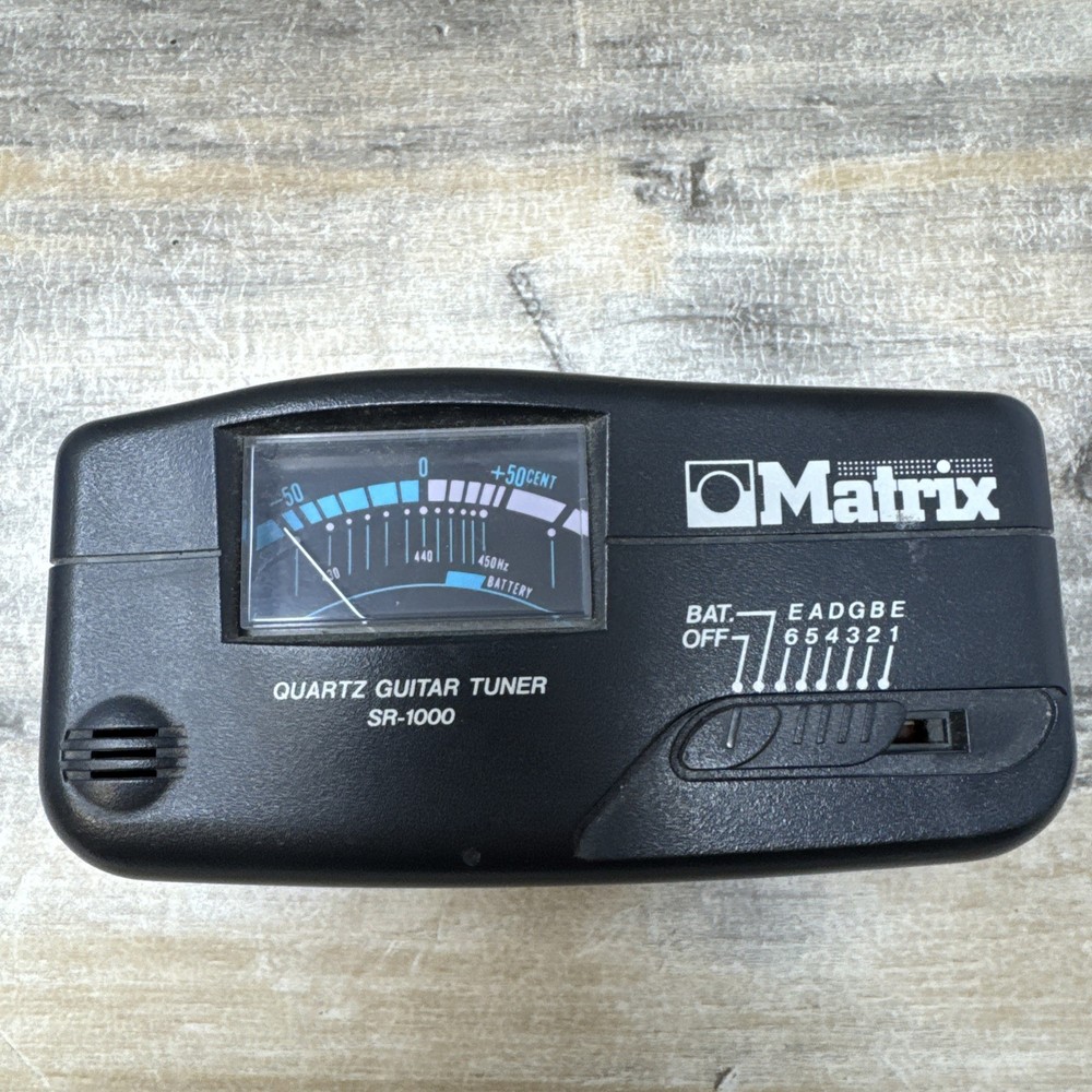 Matrix Quartz Guitar Tuner SR-1000 As Is!