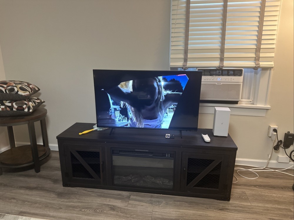 Ameriwood Home 8868800COM Fireplace TV Stand for TVs up to 65" - Espresso