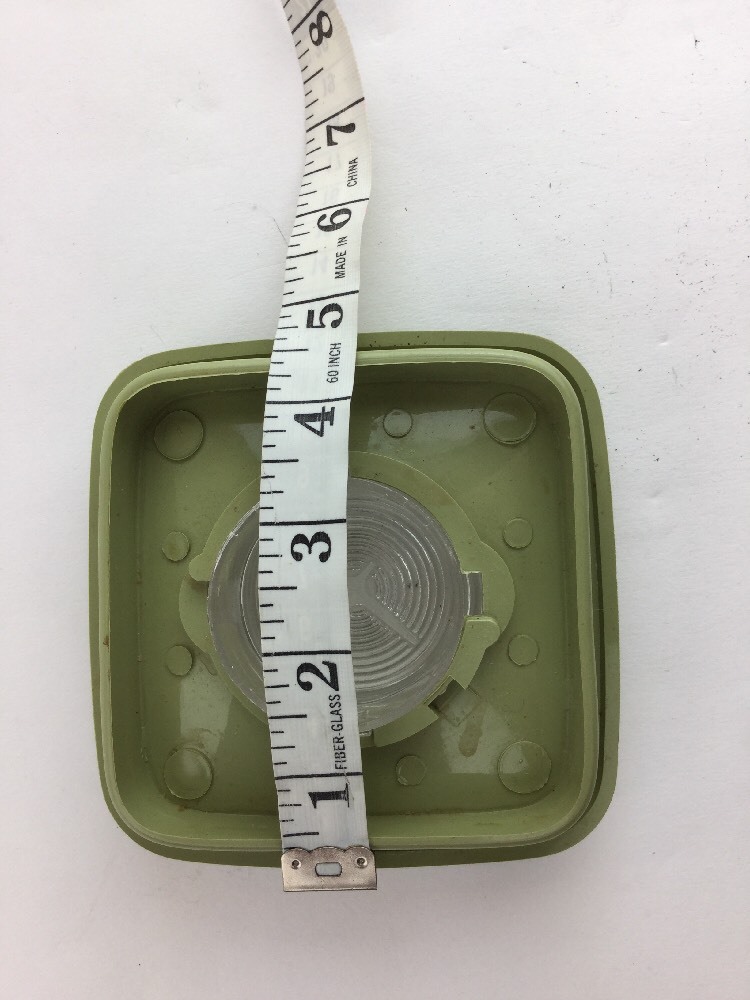 Oster SQUARE GREEN LID FoR BLENDER Nice Shape.