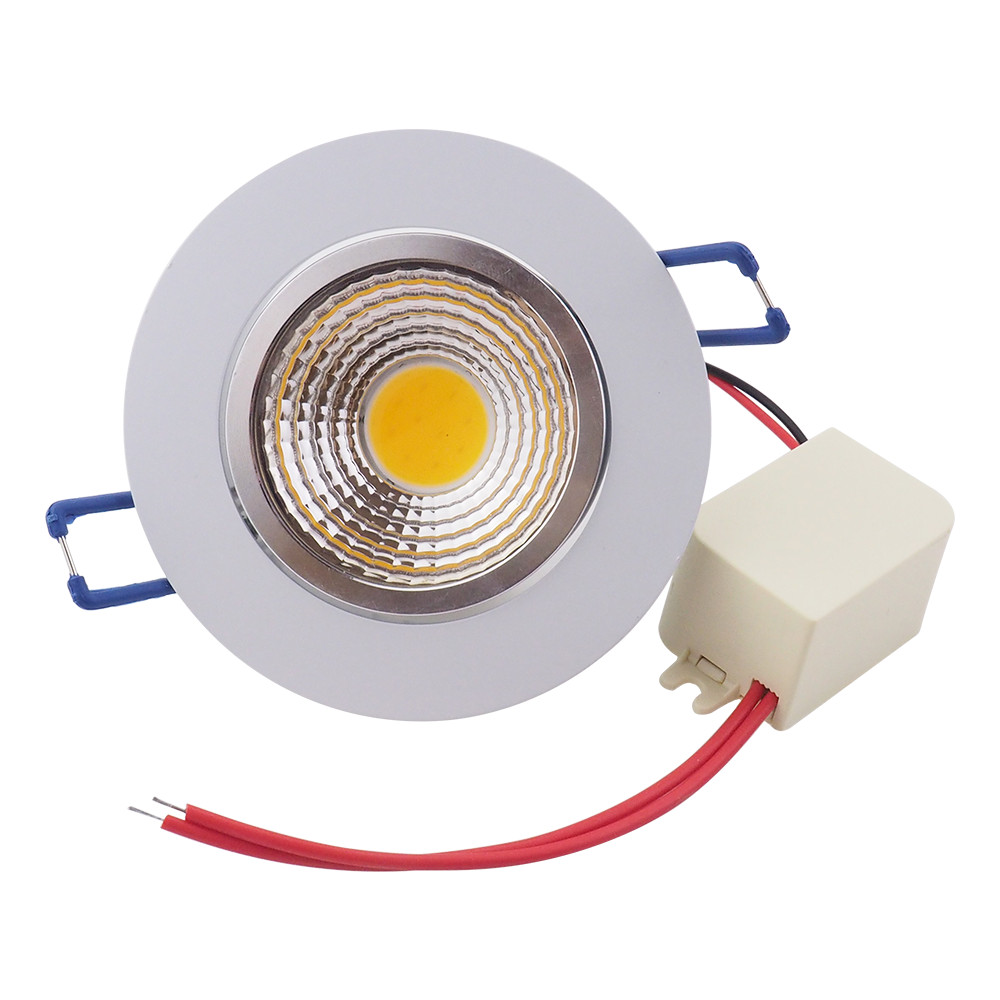 6/12PC 9W/7W COB Downlight LED Dimmable Recessed Ceiling Light Spotlight Driver