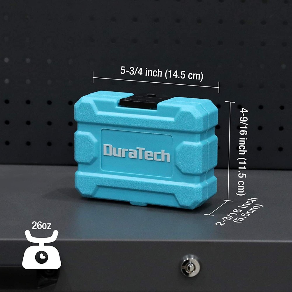 DURATECH 14PC External Star Impact Socket Set w/Case E4 to E24 1/4''3/8''1/2''