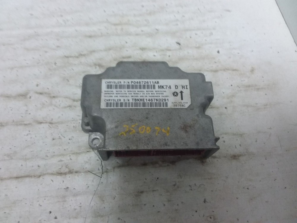 SRS Control Module Fits 07 PATRIOT 04672611AB