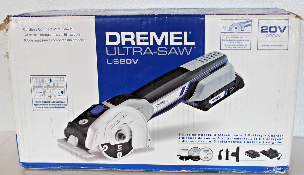 Dremel US20V-01. 20V Max Cordless Compact Saw Kit