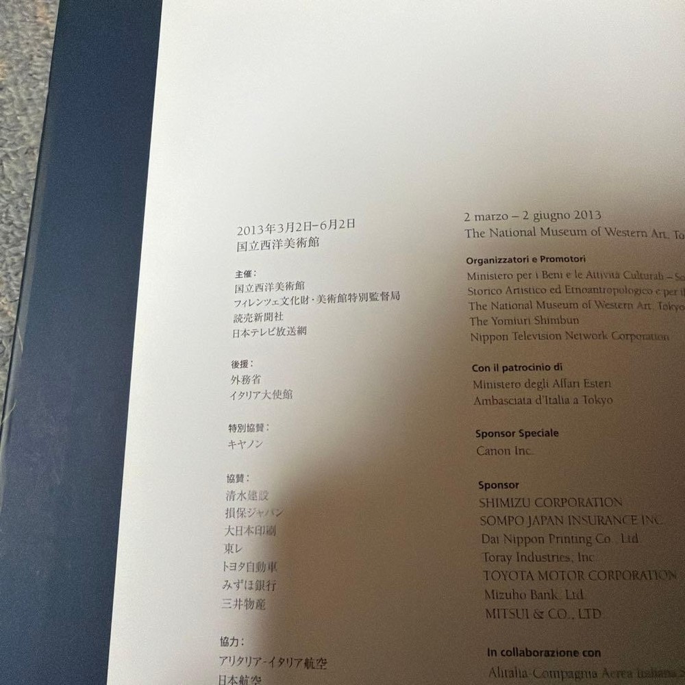Exhibition Catalog "Raphael Exhibition"