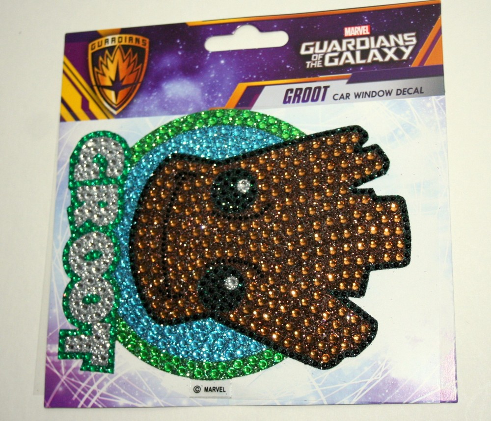 Official Marvel Comics Groot GOTC Jeweled Window Sticker