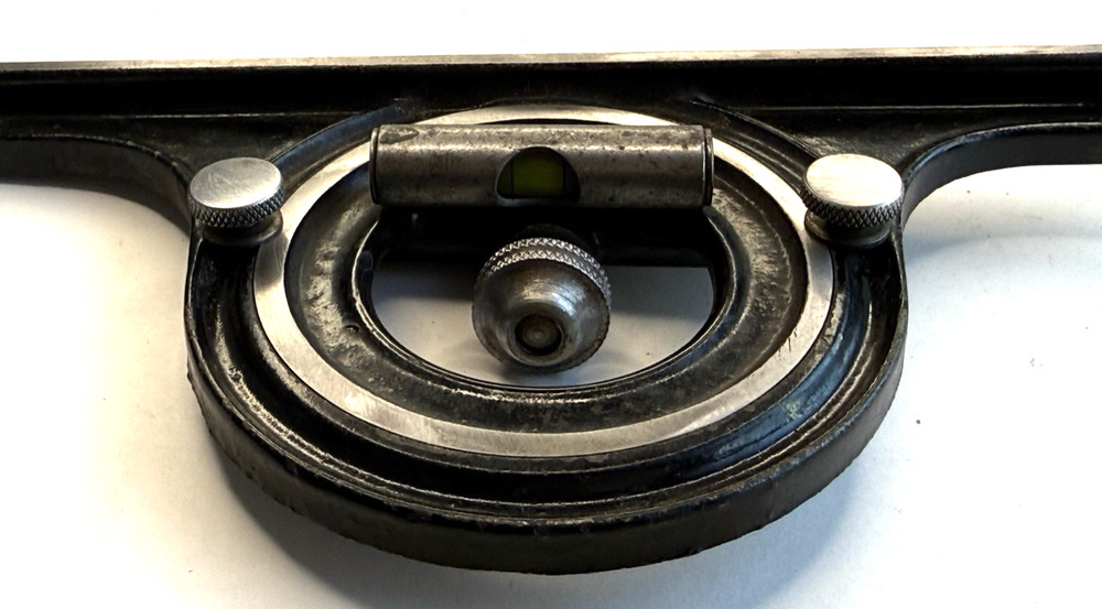 Vintage Combination Square Protractor Head UNION TOOL CO.