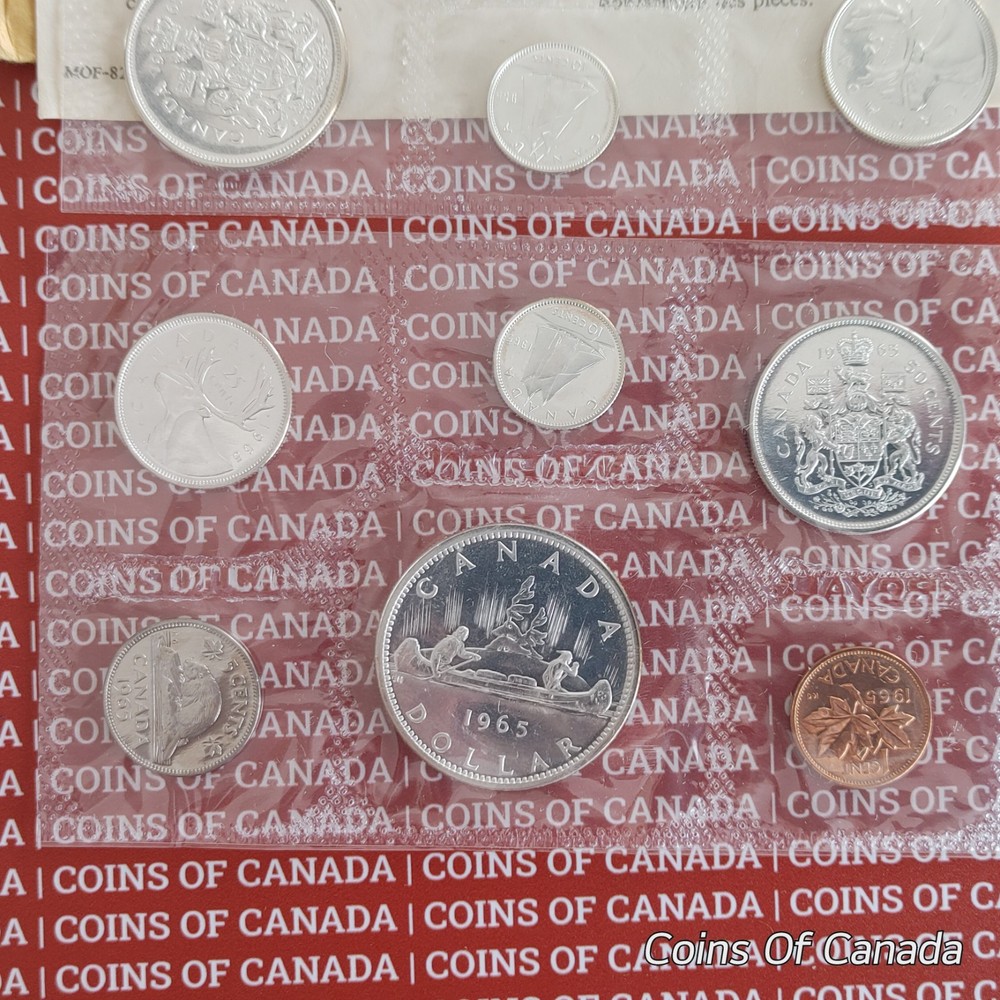 Collection Of 10 Canada Silver Prooflike Sets 1965 - 11oz Silver #coinsofcanada