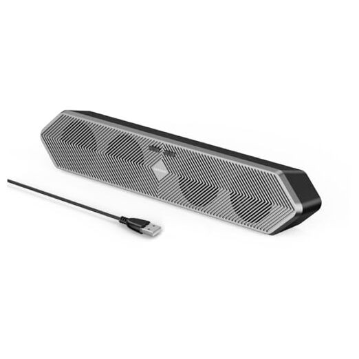 PC Speaker for Computer, Wired USB Powered Bluetooth B-3588 B-3588 black