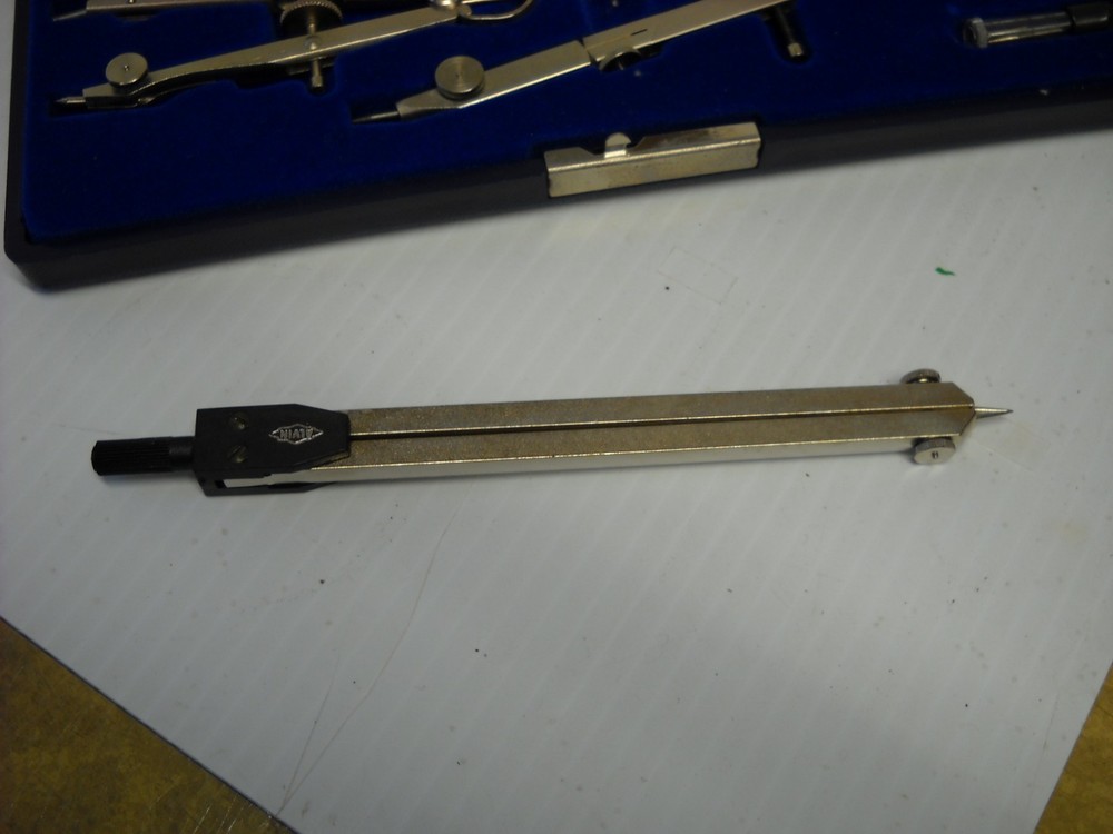 Alvin 795B Precision Drawing Drafting Instruments Set Germany in Case