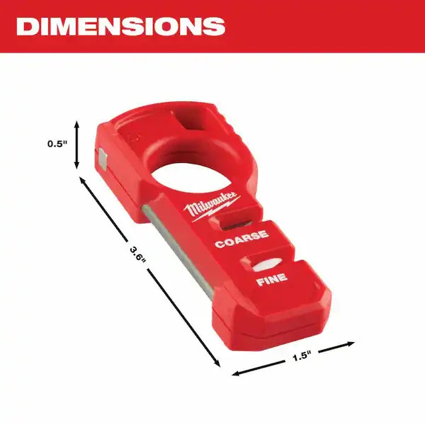 Milwaukee Tool Compact Knife Sharpener Secure grip