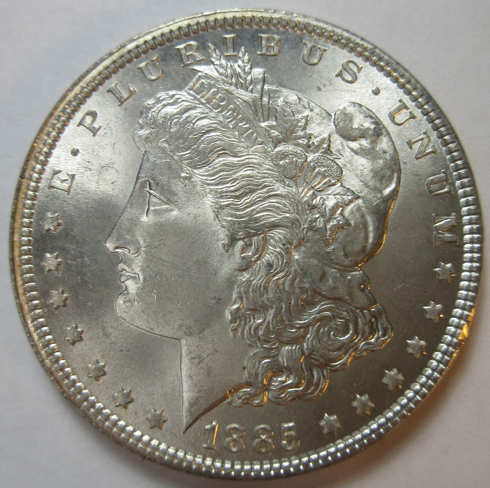 1885 Silver Morgan Dollar -Brilliant UNC- (#71o)