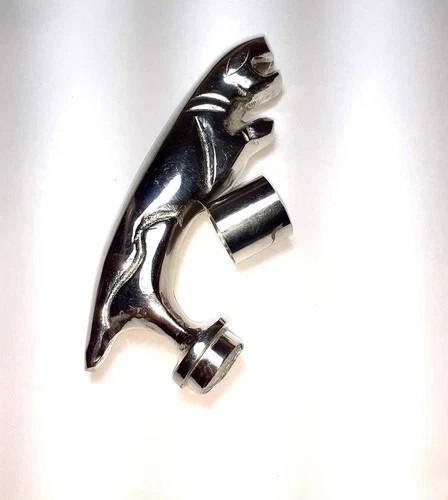 Solid Style Solid Brass Jaguar Head Handle ONLY For Walking Stick Walking Canes