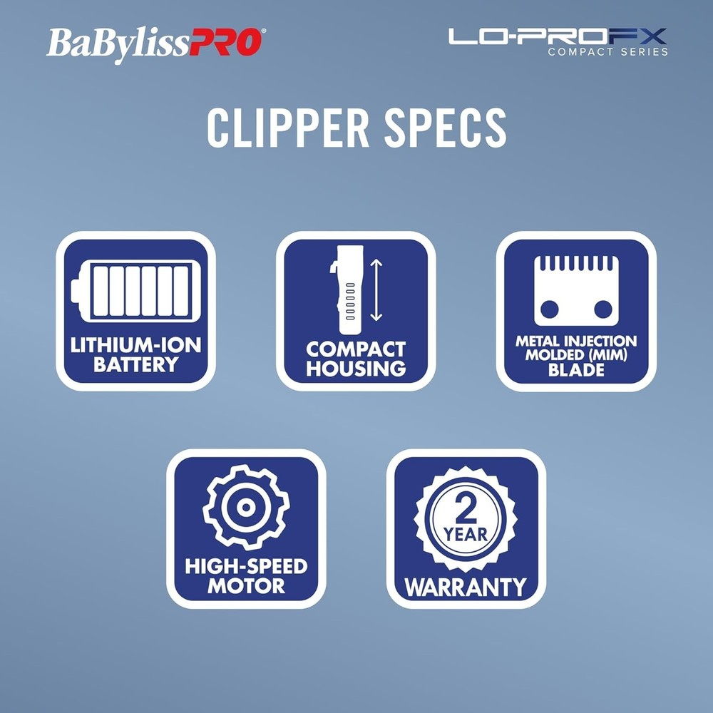 BaBylissPRO FXONE Lo-PRO FX High Performance Compact Clipper | FX82
