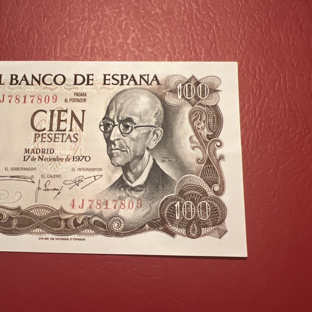 Spain- 100 Pesetas-1970