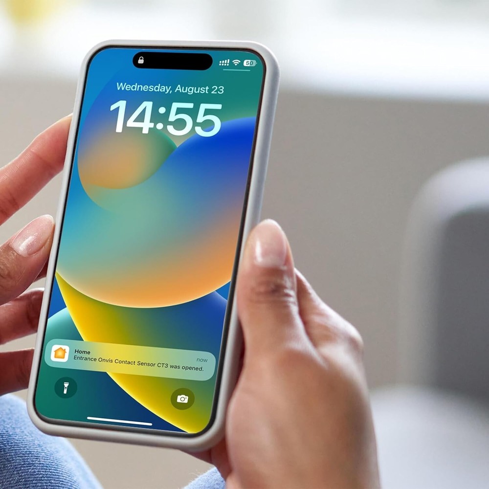 Onvis Thread-Enabled Door/Window Wireless Alarm Smart Sensor Apple Home 2 Pack