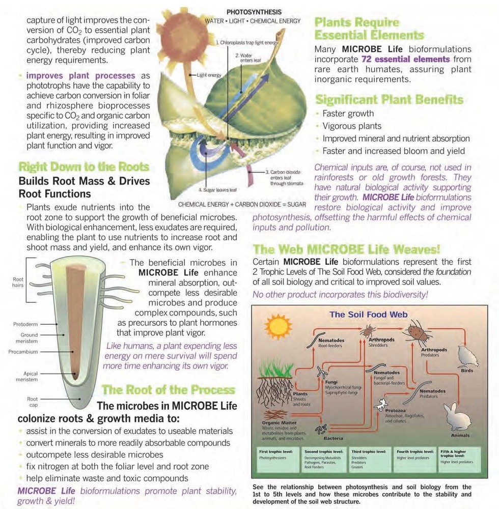 Microbe Life Hydroponics PH21227 Photosynthesis Plus Microbial Inoculant