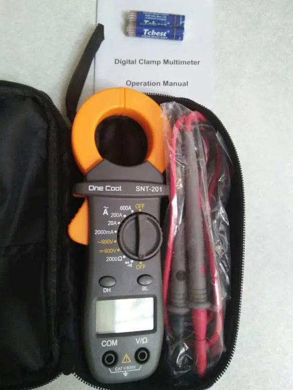 Senit AC/DC Multimeter Digital Tester Voltage + AMP Clamp Tester Volt Meter