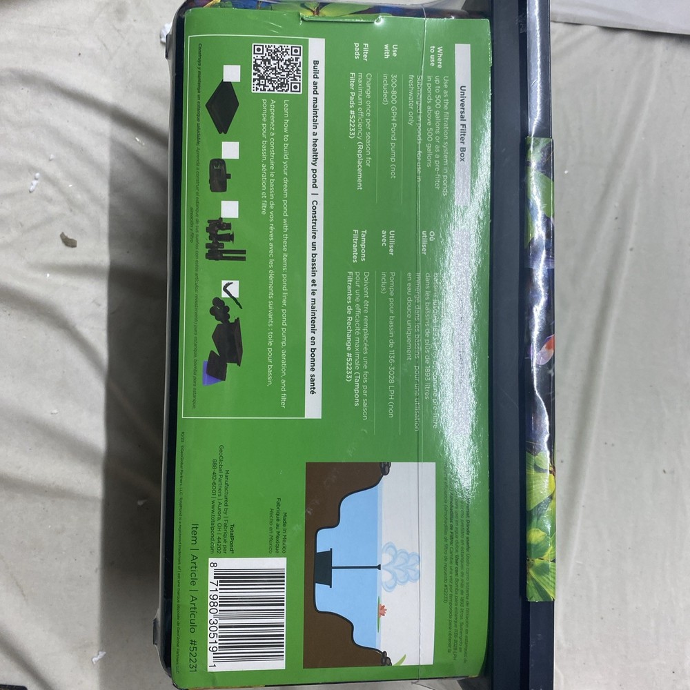 TotalPond Universal Pump Filter Box - #52231