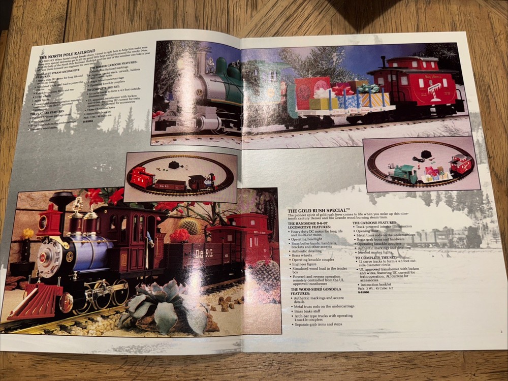 Lionel Trains 1990 Large Scale catalog
