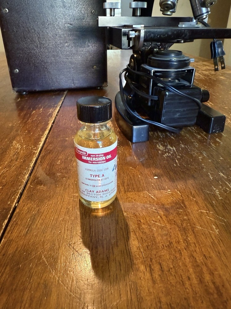 Vtg Bausch & Lomb Binocular Microscope