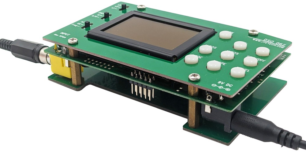JYETech Assembled Pocket Oscilloscope, 1MHz Bandwidth (DSO062)