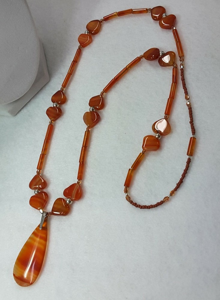 Carnelian, Sterling silver, artisan handcrafted gemstones