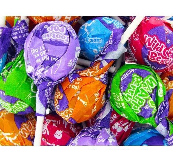 Wild Berry Assorted 50 Tootsie Roll Pops Candy Lollipops
