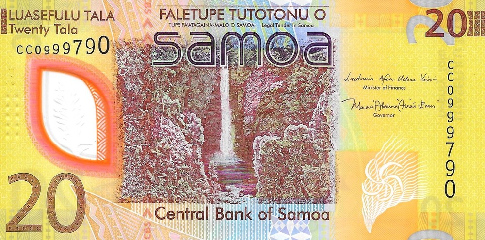 Samoa 2017 20 Tala P 40 UNC