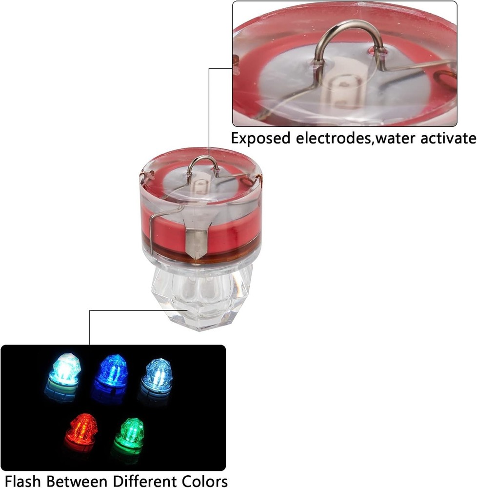Ultimate 5 Pack LED Fishing Lights - Efficient & Effective Deep Drop Lures