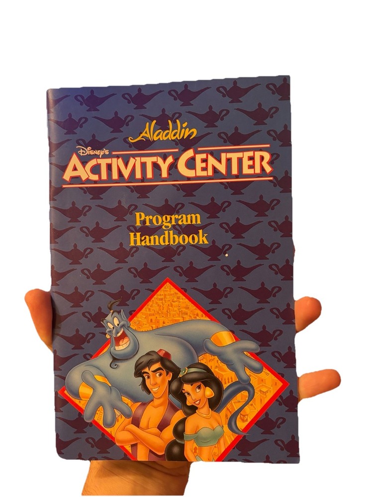 Vintage Disney Aladdin Activity CD ROM PC Game 1995 Windows Complete Box CIB