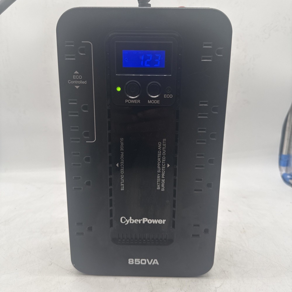 CyberPower EC850LCD Ecologic Battery Backup & Surge Protector UPS System
